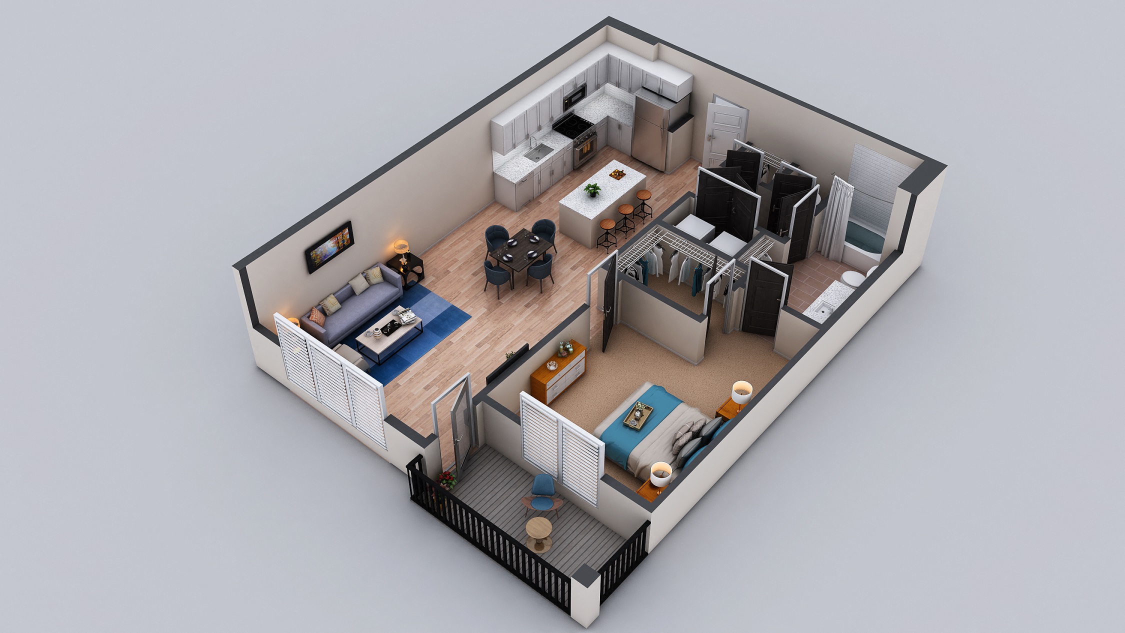 The Norwood Floorplan, at The Kirkwood, 71 Howard Street SE 